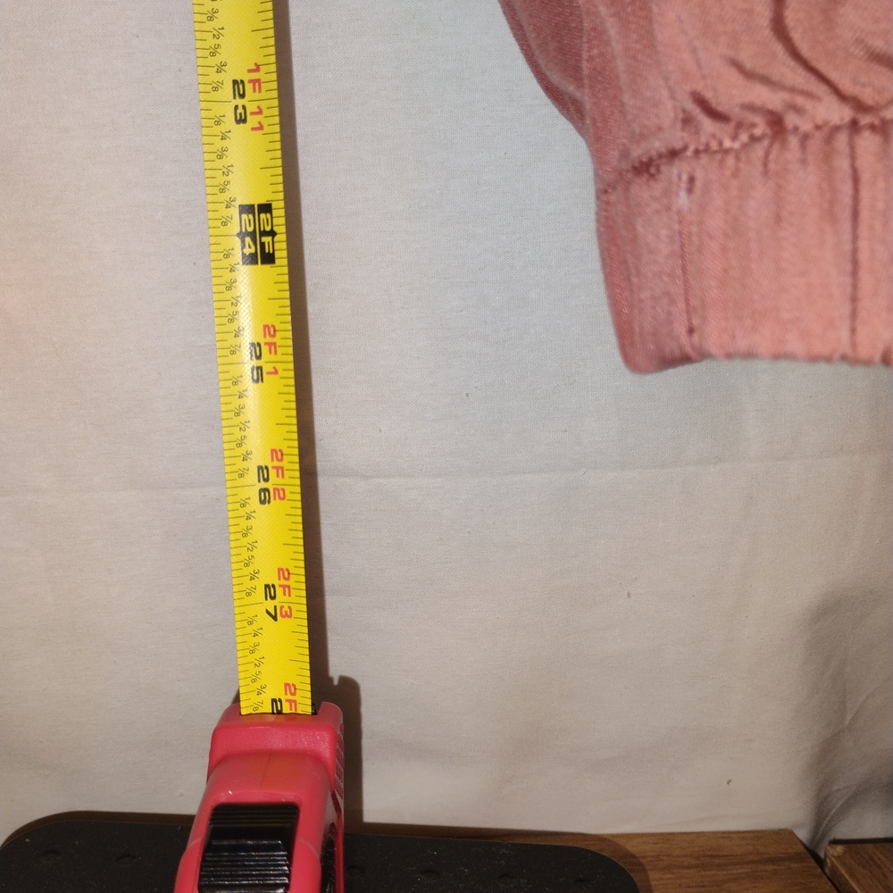 Knox Rose Paprika Red Side Patchwork Striped Relaxed Joggers 100% Lyocell SZ L - Picture 6 of 6